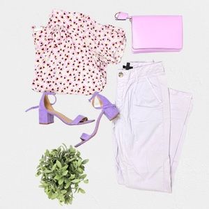 Topshop Pastel Lavender Pants